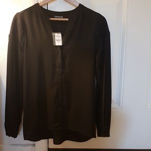 Express Pleated Longsleeve Blouse